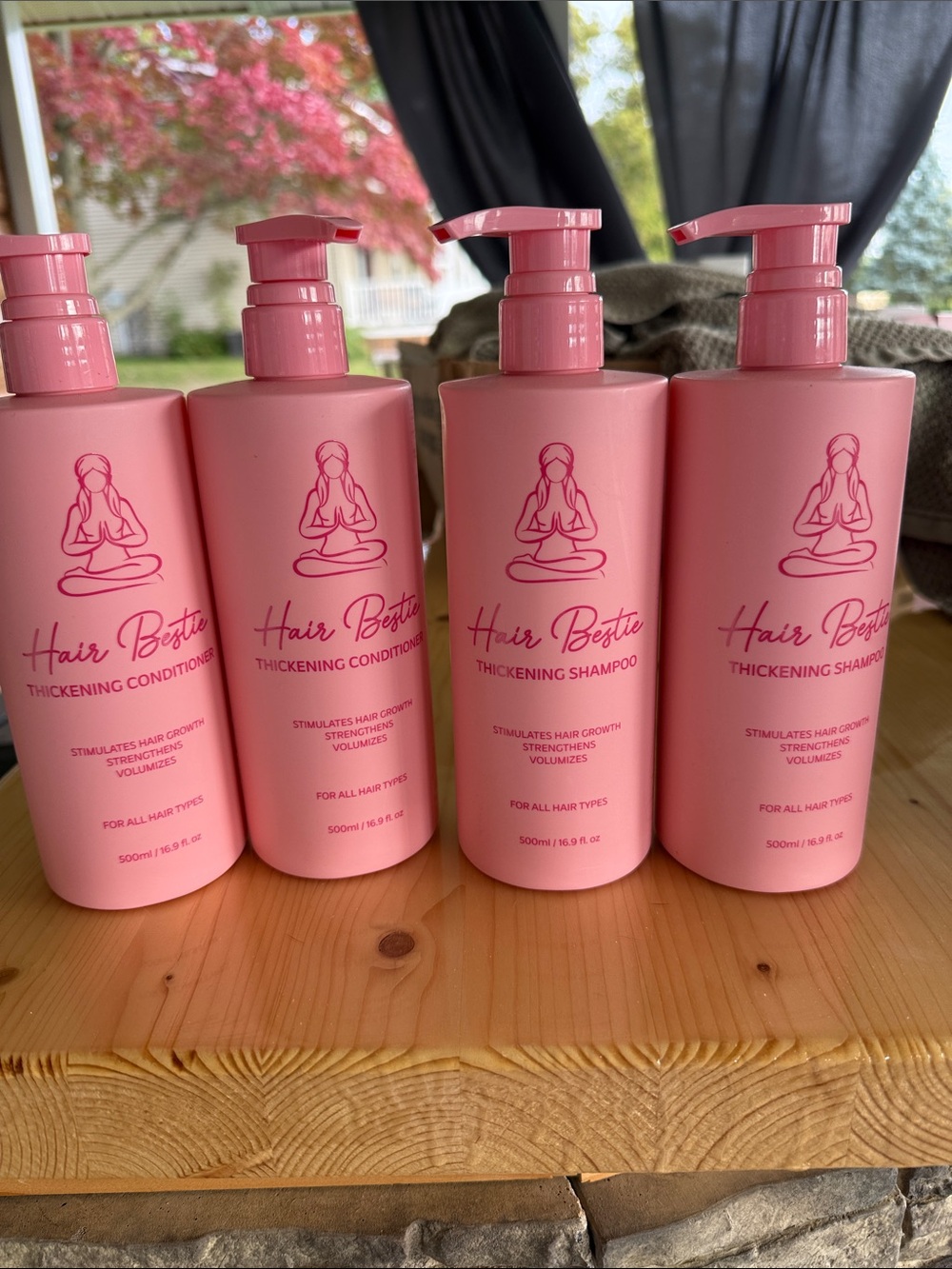 Pink Thickening Shampoo - Volumizing Hair Care